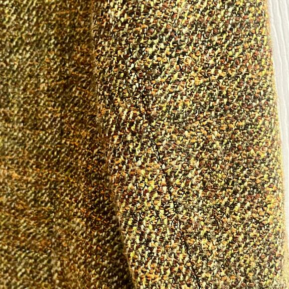TALBOTS VINTAGE Italian fabric tweed blazer 8 career mature academia professor - Picture 6 of 9